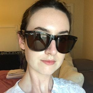 Ray Ban folding wayfarer sunglasses